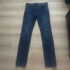 Men's GAP Denim Jeans Soft Wear Size 33x34 Skinny